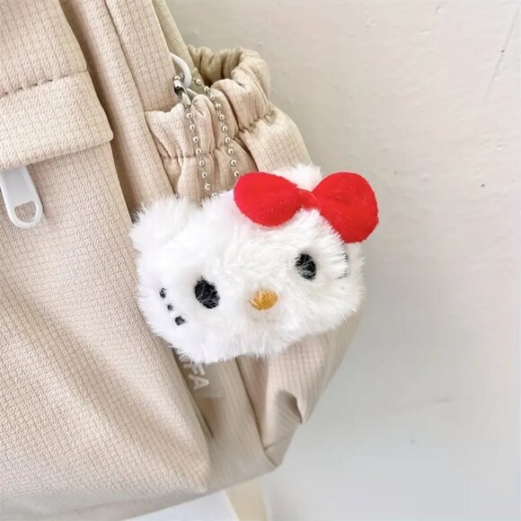Hello Kitty Other - Hello Kitty White and Red Plush Keychain